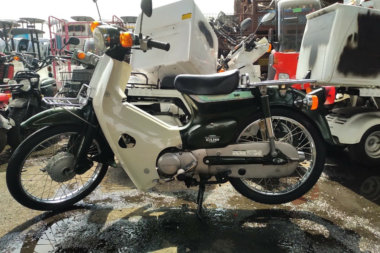 VERKAUFT! Honda C50 NT, Japanisch, Gr&uuml;n, 18962 km