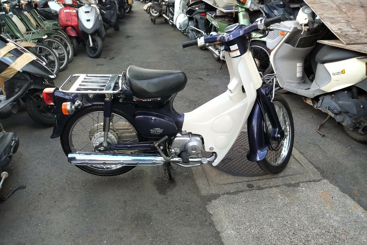 VERKAUFT! Honda C50 NT Japanisch, Blau, 6207 km