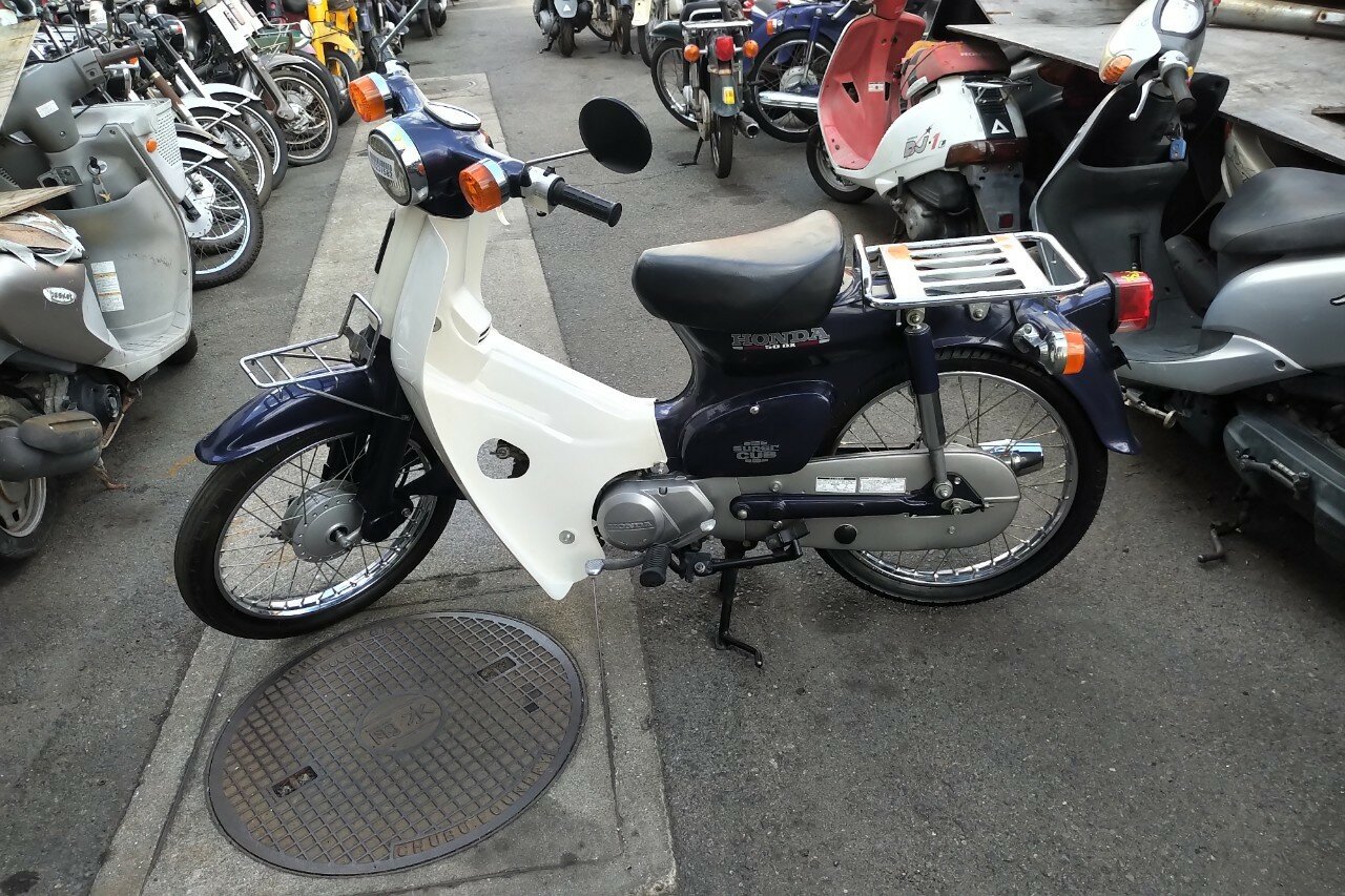 VERKAUFT! Honda C50 NT Japanisch, Blau, 6207 km