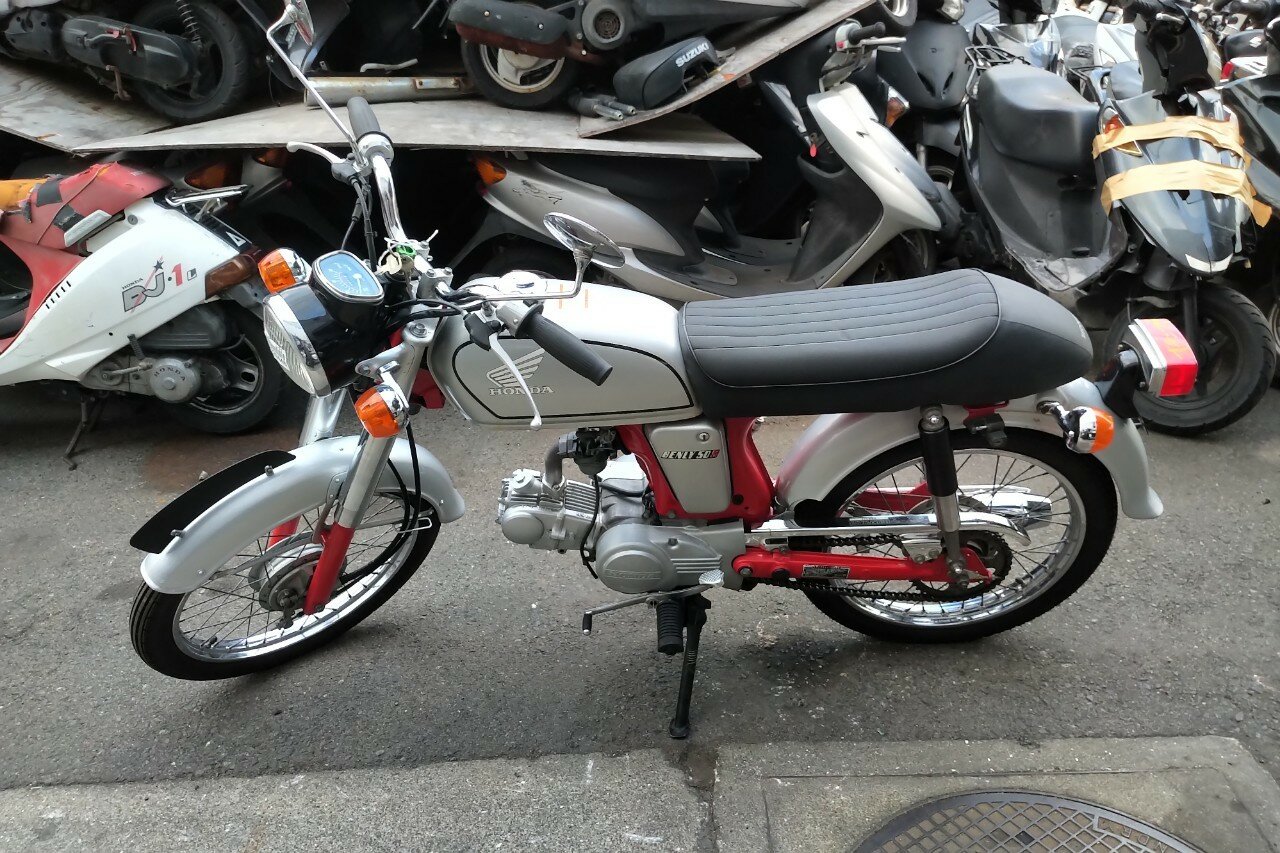 VERKAUFT Honda CD50s Benly, Japanisch, Rot, 16637 km