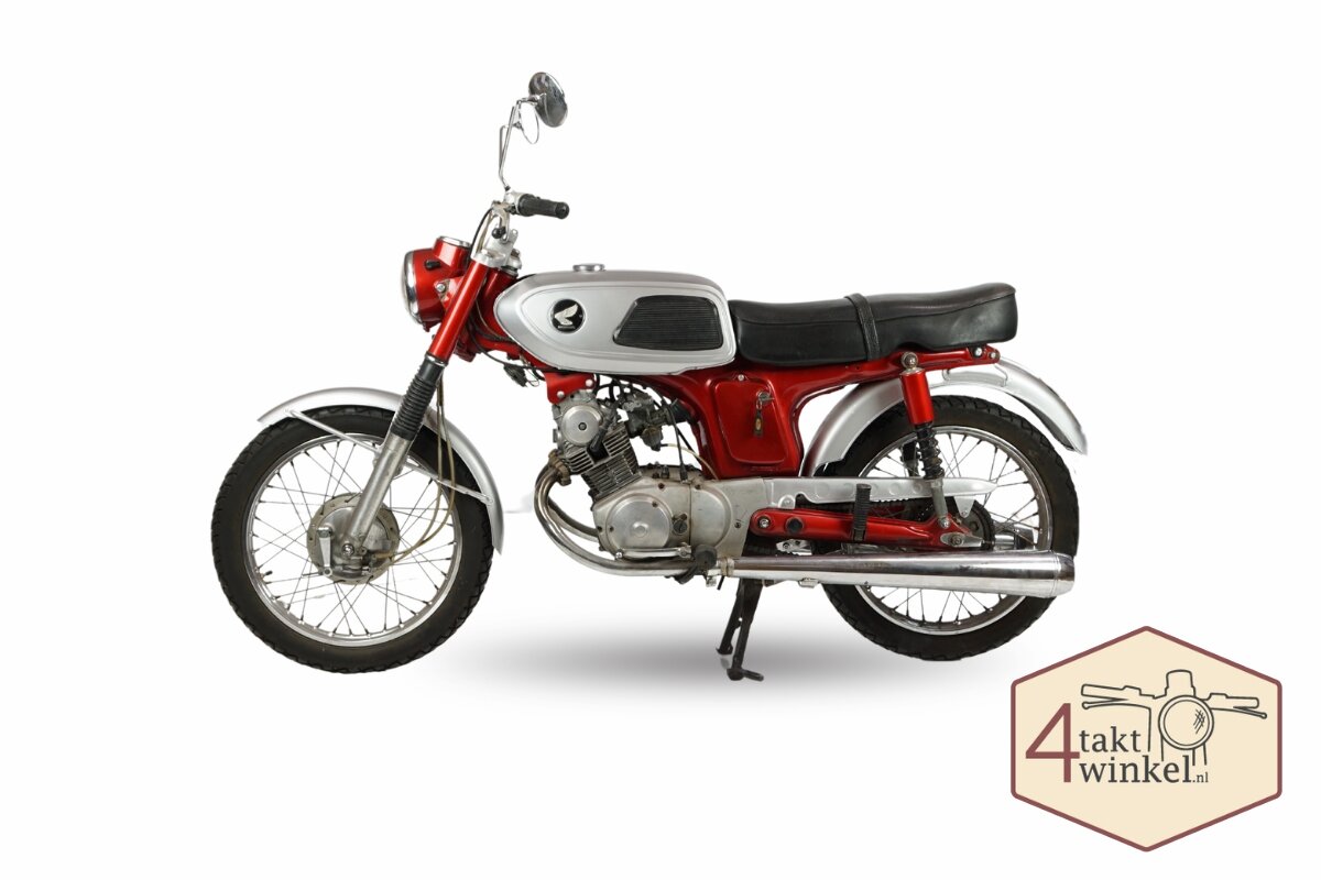 Honda SS125a mit niederl&auml;ndischem Nummernschild