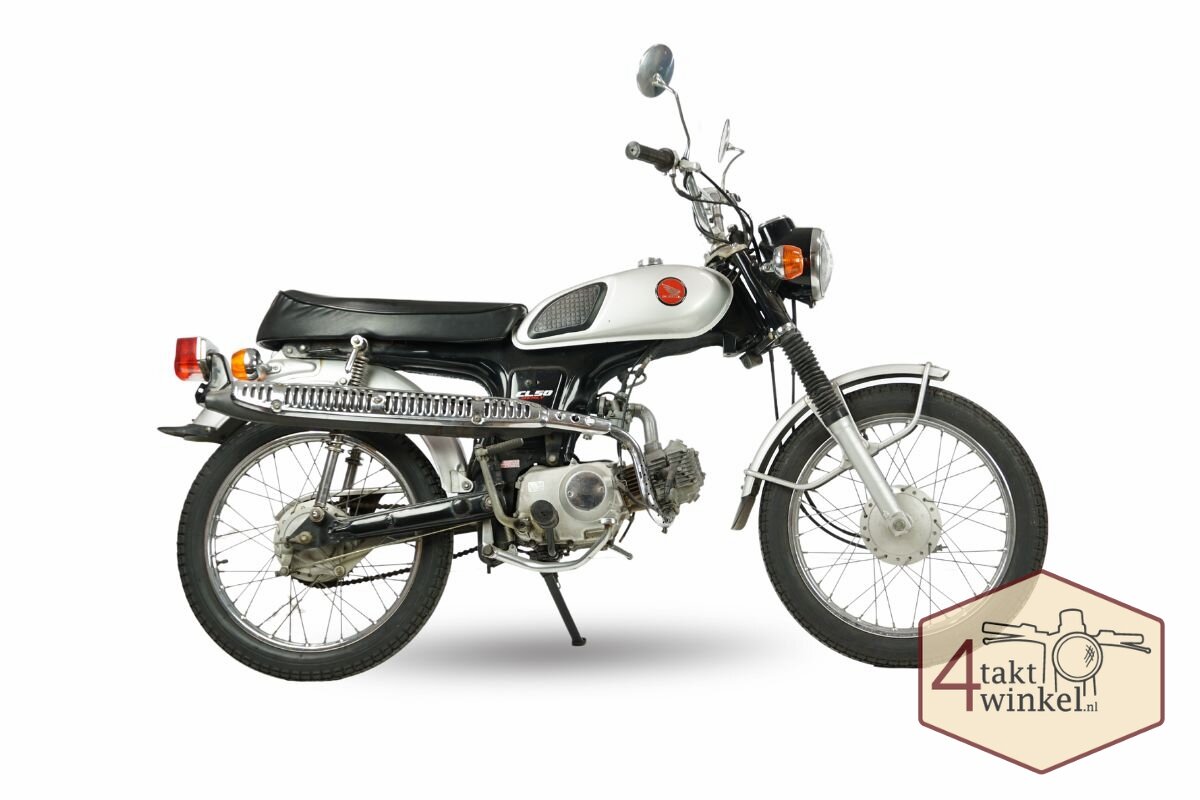 VERKAUFT ! Honda CL50 Benly, Japanisch, Schwarz, 8432 km