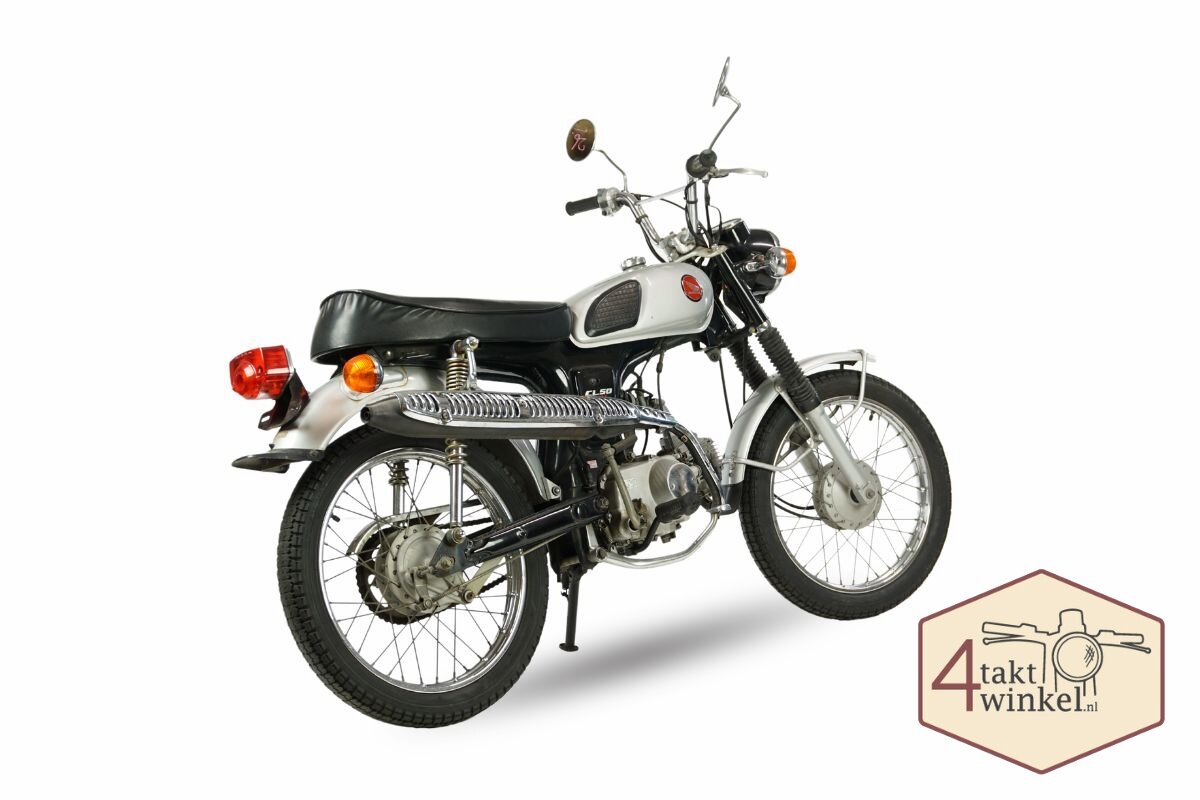 VERKAUFT ! Honda CL50 Benly, Japanisch, Schwarz, 8432 km