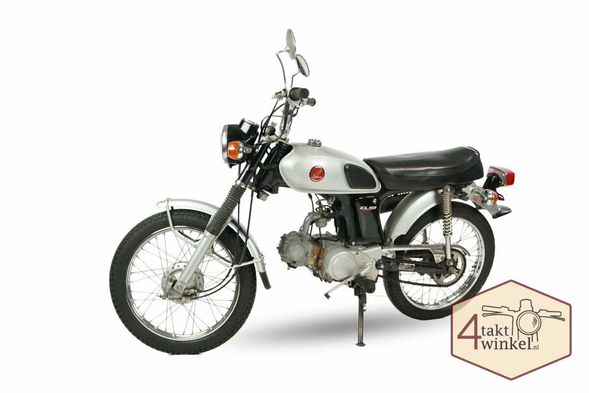 VERKAUFT ! Honda CL50 Benly, Japanisch, Schwarz, 8432 km
