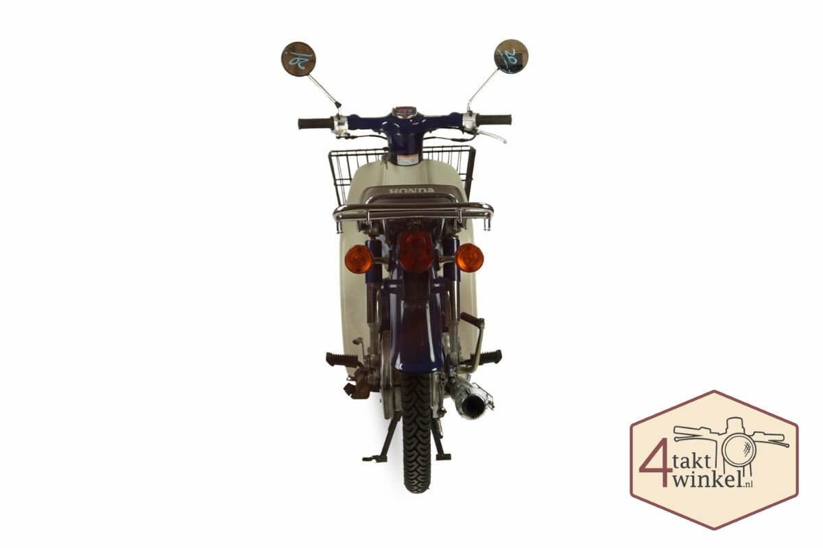 VERKAUFT! Honda C50 Press Cub Japonais, Bleu, 17308 km