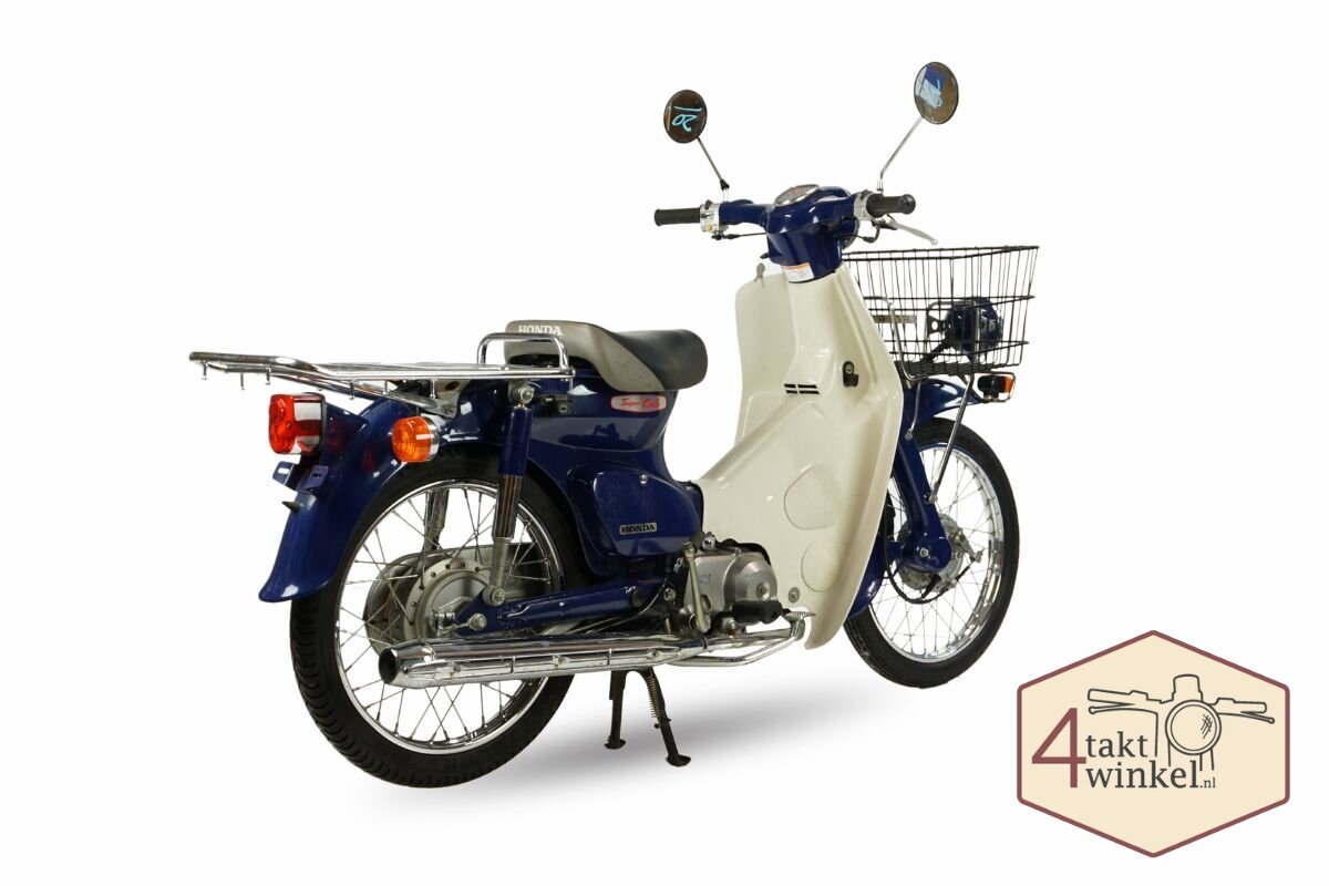 VERKAUFT! Honda C50 Press Cub Japonais, Bleu, 17308 km
