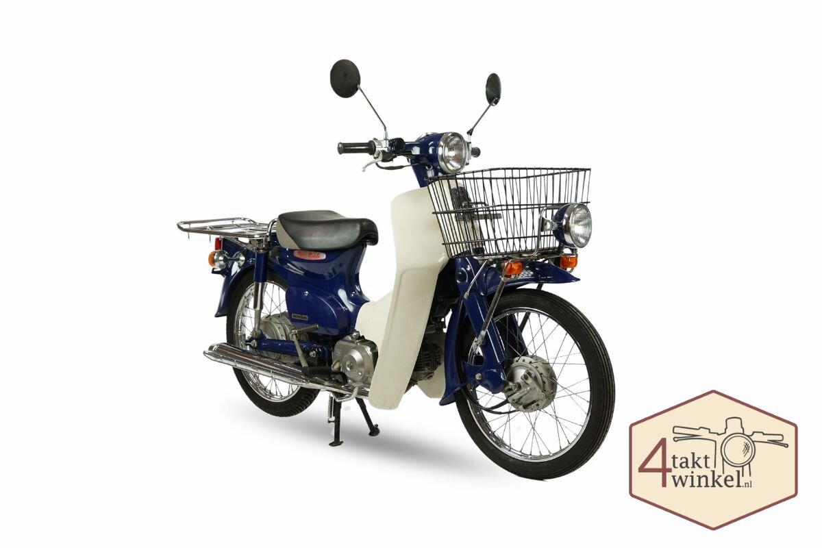 VERKAUFT! Honda C50 Press Cub Japonais, Bleu, 17308 km