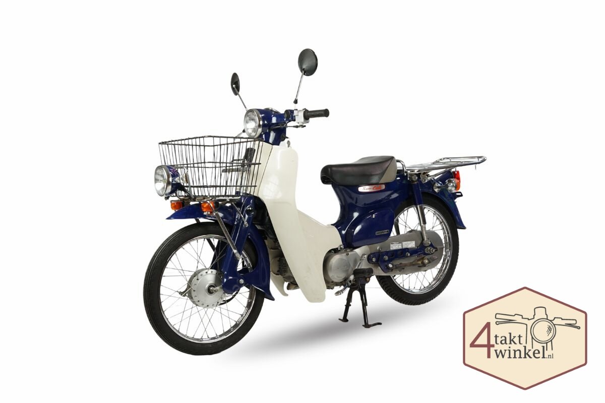 VERKAUFT! Honda C50 Press Cub Japonais, Bleu, 17308 km