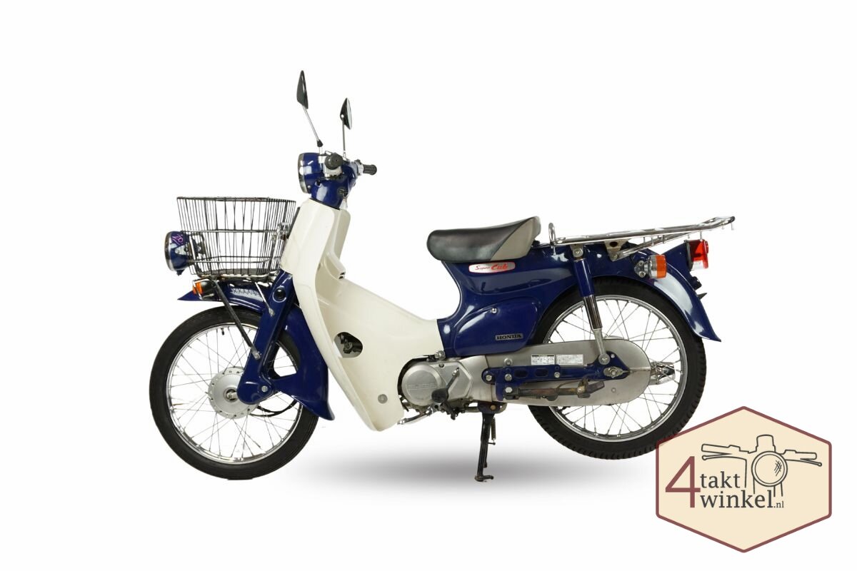 VERKAUFT! Honda C50 Press Cub Japonais, Bleu, 17308 km