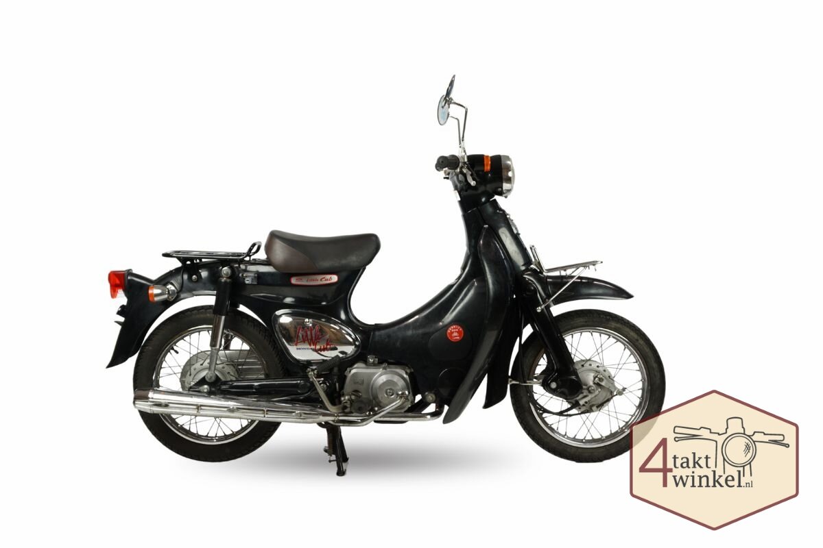 Honda C50 Little Cub, Japanisch, Schwarz, 5884 km