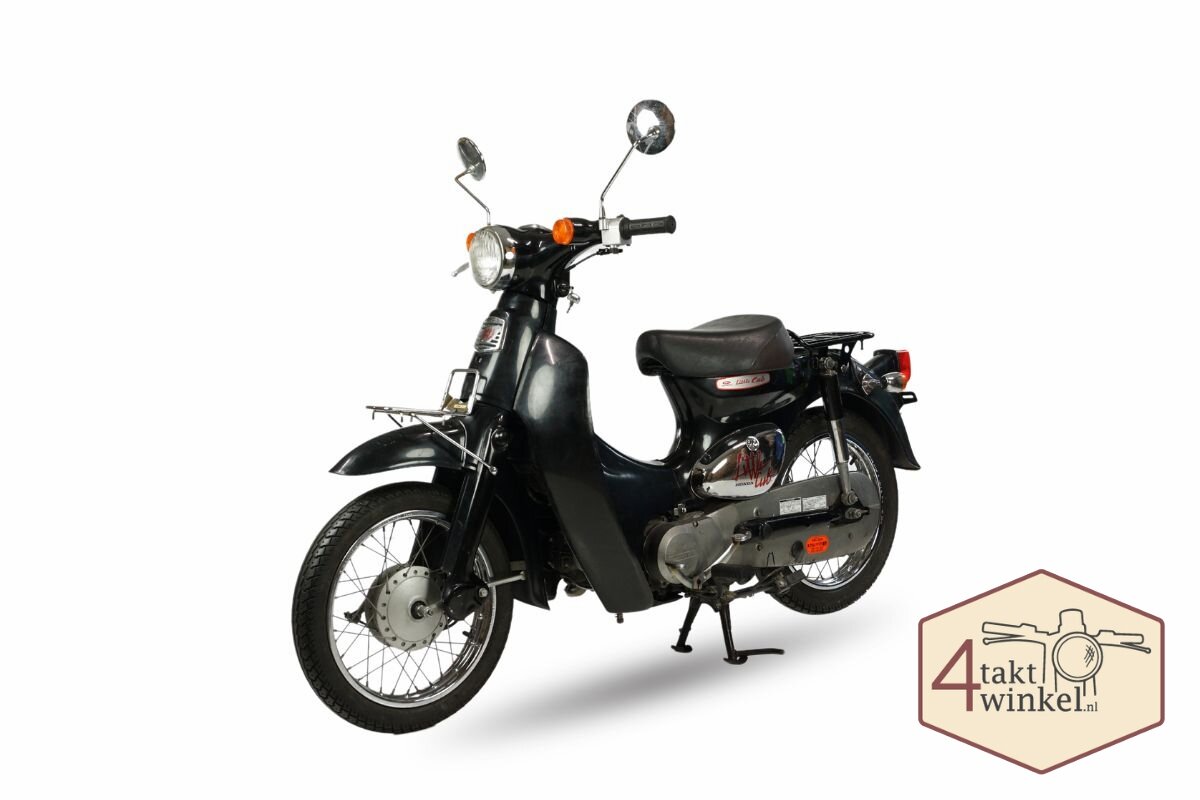 Honda C50 Little Cub, Japanisch, Schwarz, 5884 km
