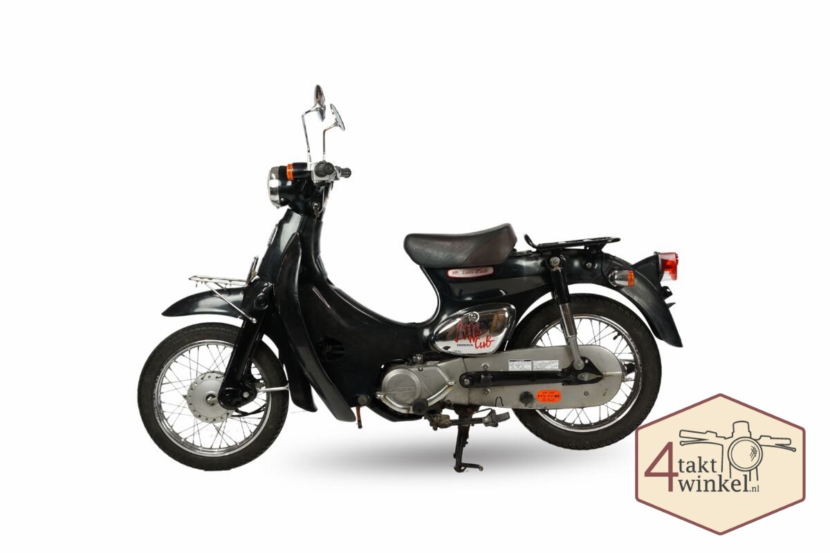 Honda C50 Little Cub, Japanisch, Schwarz, 5884 km