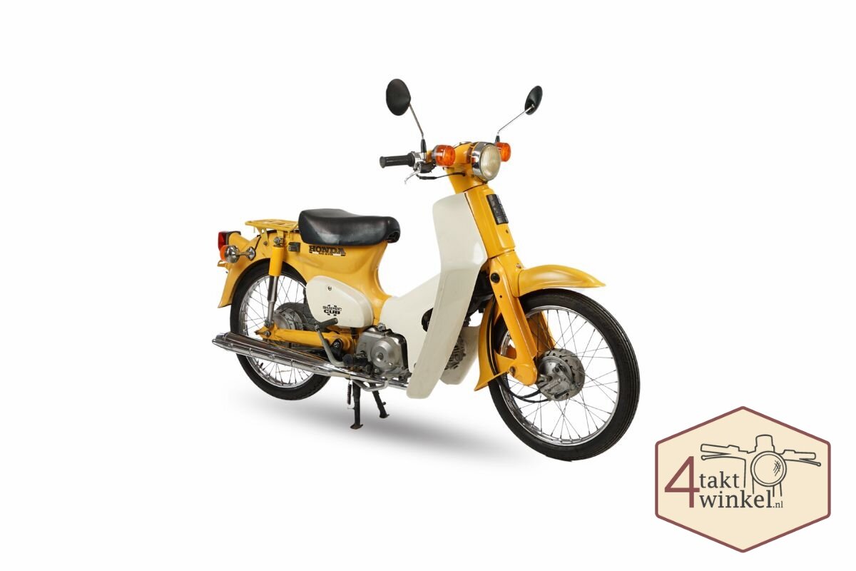 VERKAUFT ! Honda C50 NT Japanisch, Gelb, 4358 km, mit niederl&auml;ndischem Kennzeichen
