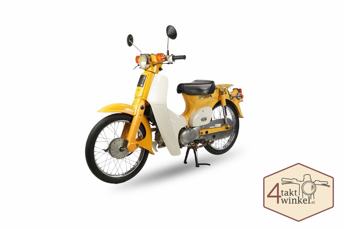 VERKAUFT ! Honda C50 NT Japanisch, Gelb, 4358 km, mit niederl&auml;ndischem Kennzeichen