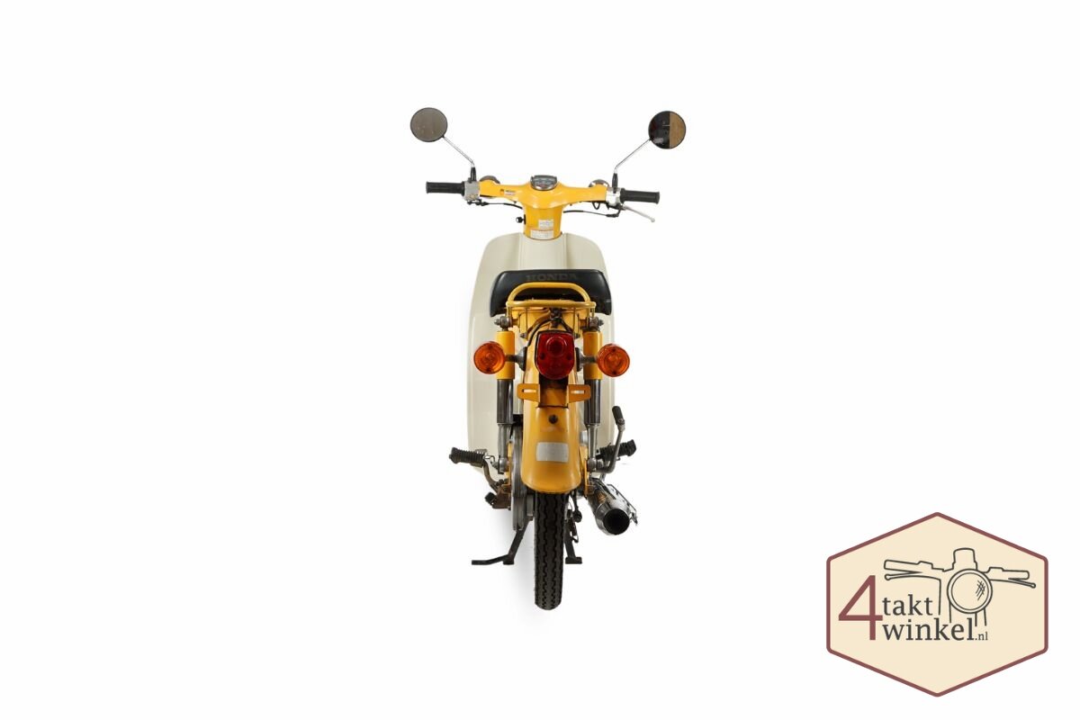 VERKAUFT ! Honda C50 NT Japanisch, Gelb, 4358 km, mit niederl&auml;ndischem Kennzeichen