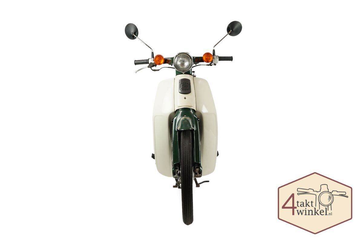 VERKAUFT ! Honda C50 NT, Japanisch, Gr&uuml;n, 4442 km, mit niederl&auml;ndischem Kennzeichen