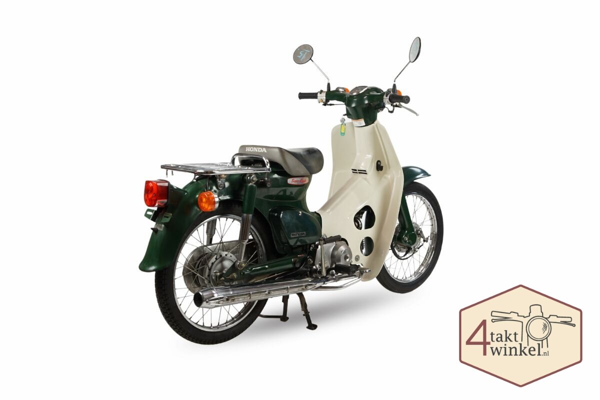 VERKAUFT ! Honda C50 NT, Japanisch, Gr&uuml;n, 4442 km, mit niederl&auml;ndischem Kennzeichen