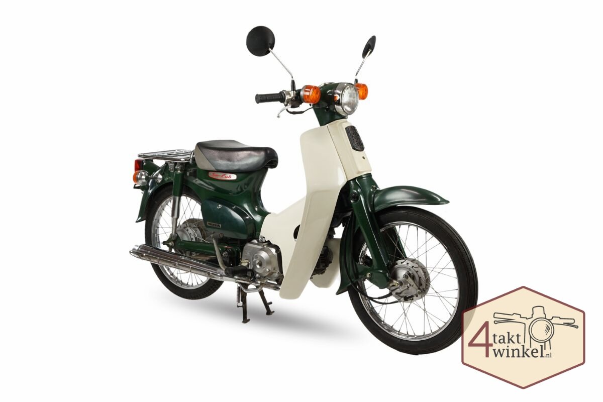 VERKAUFT ! Honda C50 NT, Japanisch, Gr&uuml;n, 4442 km, mit niederl&auml;ndischem Kennzeichen