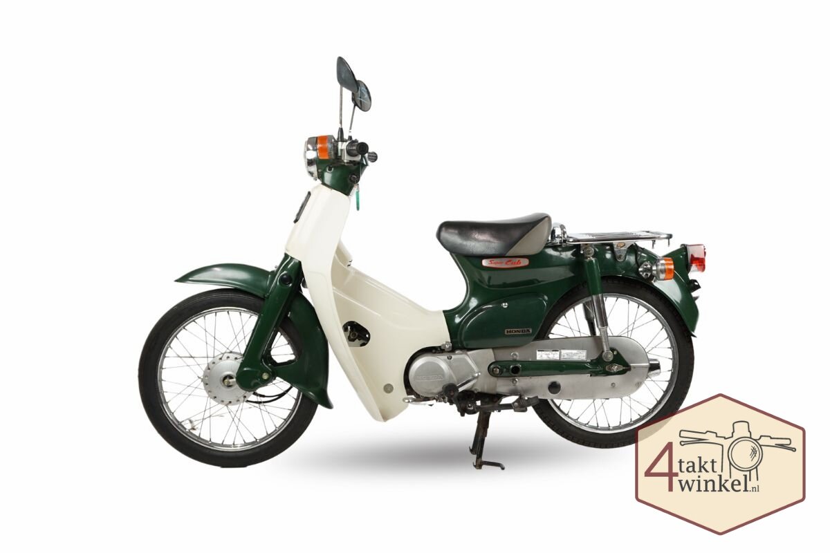 VERKAUFT ! Honda C50 NT, Japanisch, Gr&uuml;n, 4442 km, mit niederl&auml;ndischem Kennzeichen