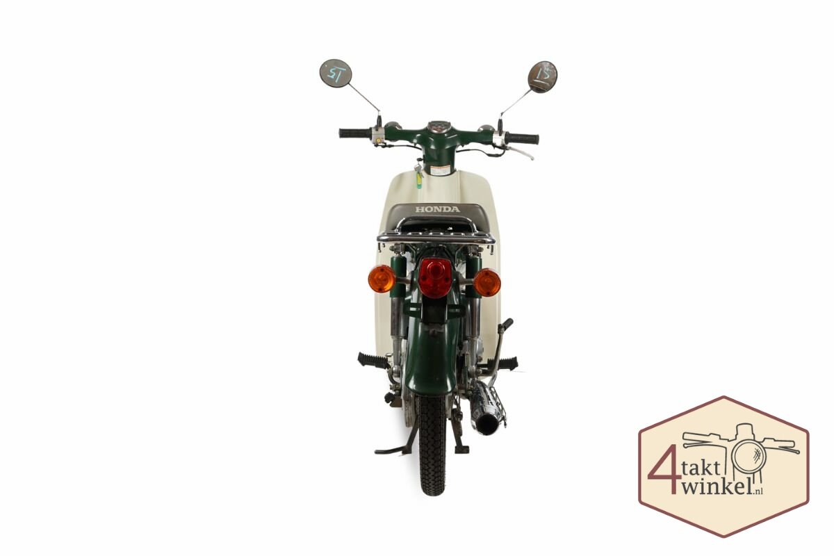 VERKAUFT ! Honda C50 NT, Japanisch, Gr&uuml;n, 4442 km, mit niederl&auml;ndischem Kennzeichen