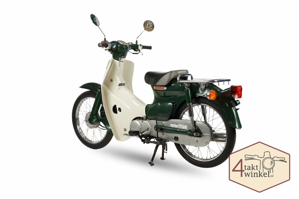 VERKAUFT ! Honda C50 NT, Japanisch, Gr&uuml;n, 4442 km, mit niederl&auml;ndischem Kennzeichen