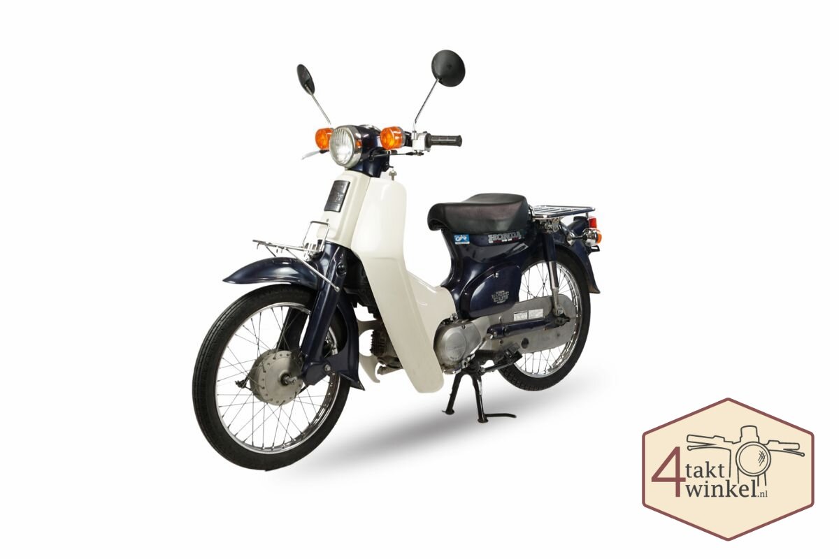 VERKAUFT ! Honda C50 NT Japanisch, Lila, 5191 km, mit niederl&auml;ndischem Kennzeichen