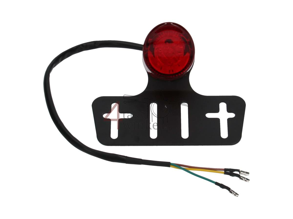 R&uuml;cklicht einzeln, rund, LED, rot