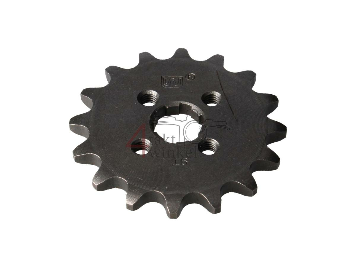 Ritzel, 420 Kette, 17mm Welle, 16, passend f&uuml;r SS50, C50, Dax