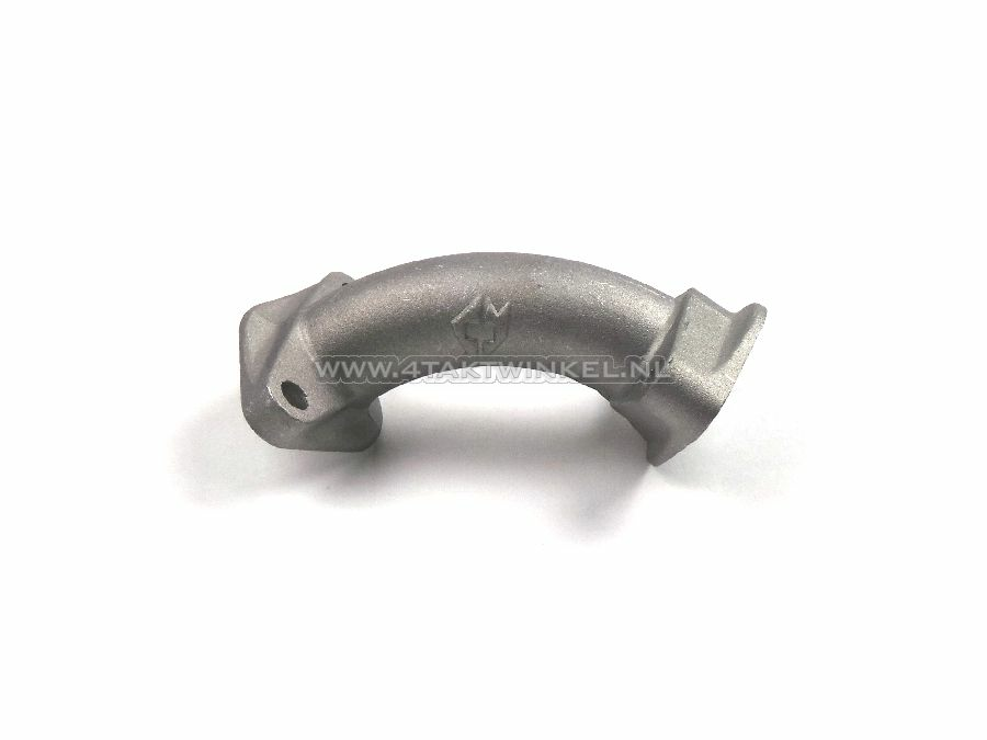 Ansaugkr&uuml;mmer, Dax, breiter Flansch, 16 mm, Silber