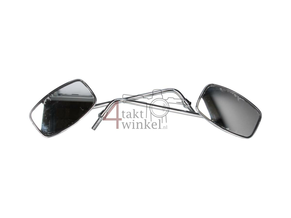 Spiegel Set, C50 Rechteck, original Honda 2-Chance Product