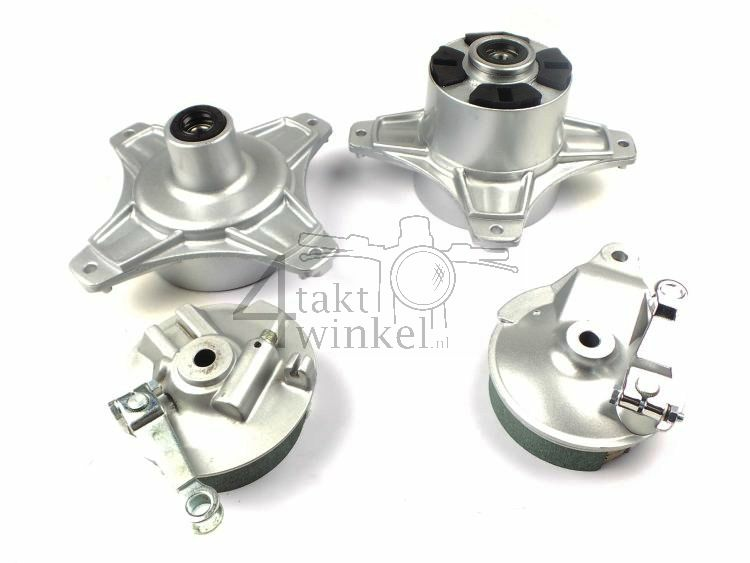 Nabe Dax Set vorne und hinten, silber