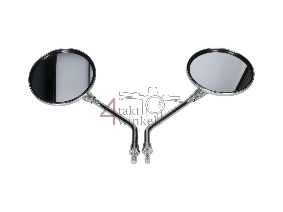 Spiegel Set, Universal, M8-Gewinde, rund 2-Chance Product