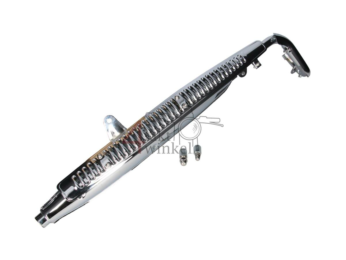 Auspuff Standard, Chrom, passend f&uuml;r CT50, CT70 trial, ST50 Dax