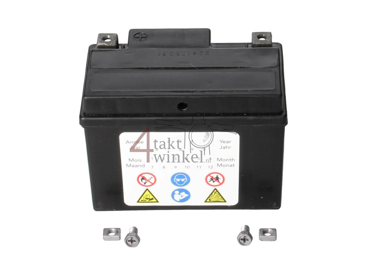 Batterie 12 Volt 5 Ampere Landport, SLA12-4.&nbsp;Gr&ouml;&szlig;e = 4 Ampere CTX 4L-BS 2-Chance Product