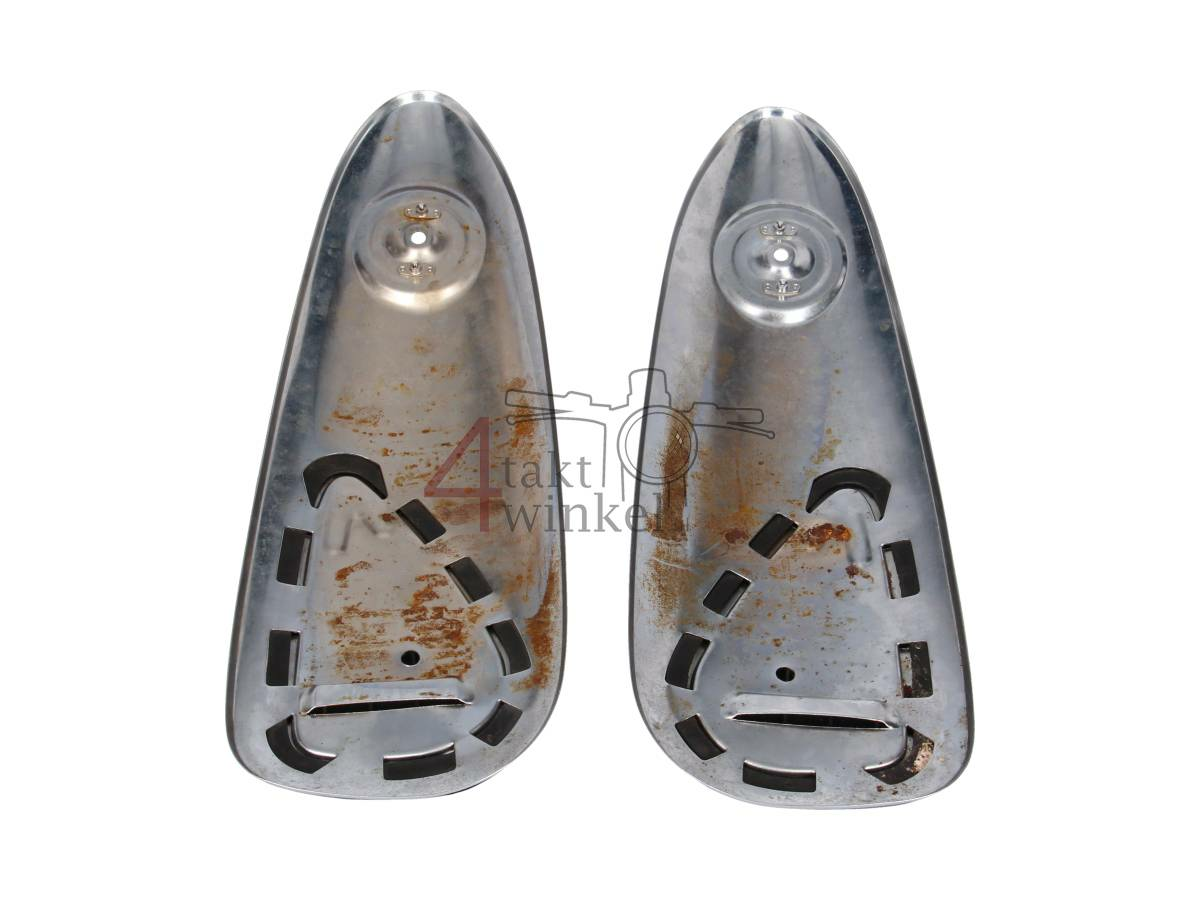 Tankschild Set, Chrom, C320s, original Honda, gebrauchtes Produkt