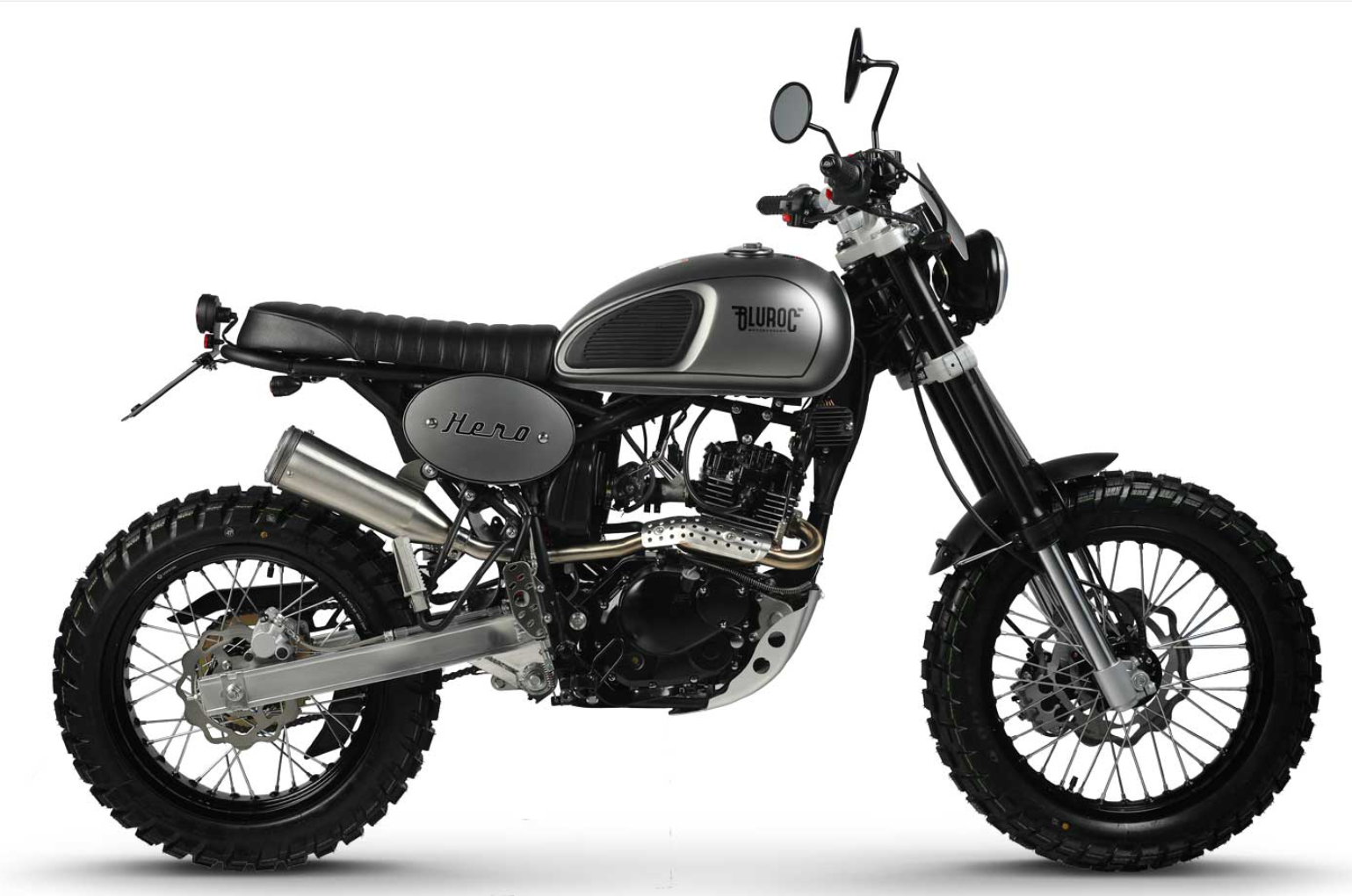Bluroc Hero 125cc, euro 5, titanium