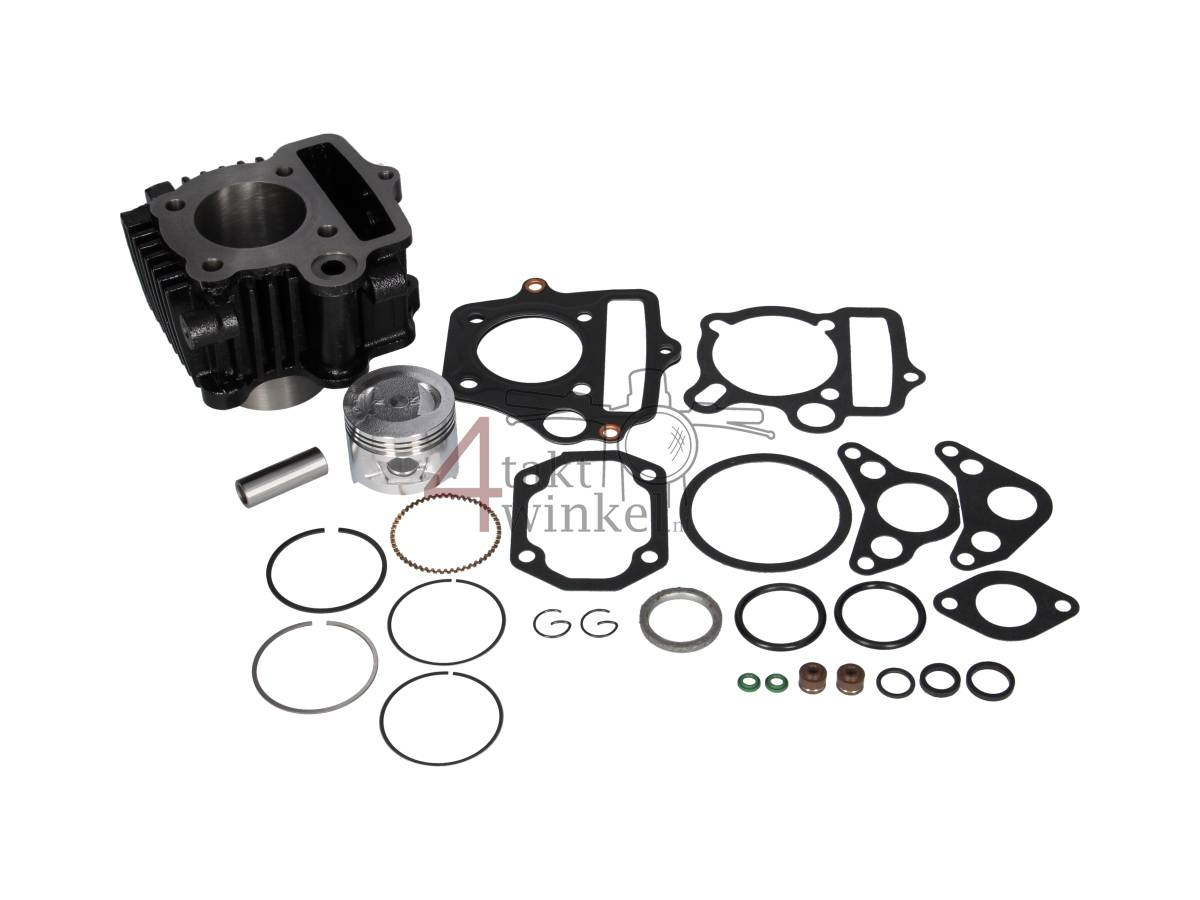 Zylindersatz, mit Kolben &amp; Dichtung 70ccm, 50 Kopf, Lifan, Skyteam, Hanway, 49ccm Kennzeichnung,&nbsp;Stahl