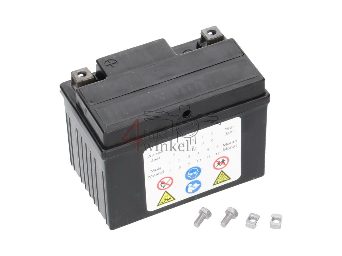 Batterie 12 Volt 5 Ampere Landport, SLA12-4.&nbsp;Gr&ouml;&szlig;e = 4 Ampere CTX 4L-BS