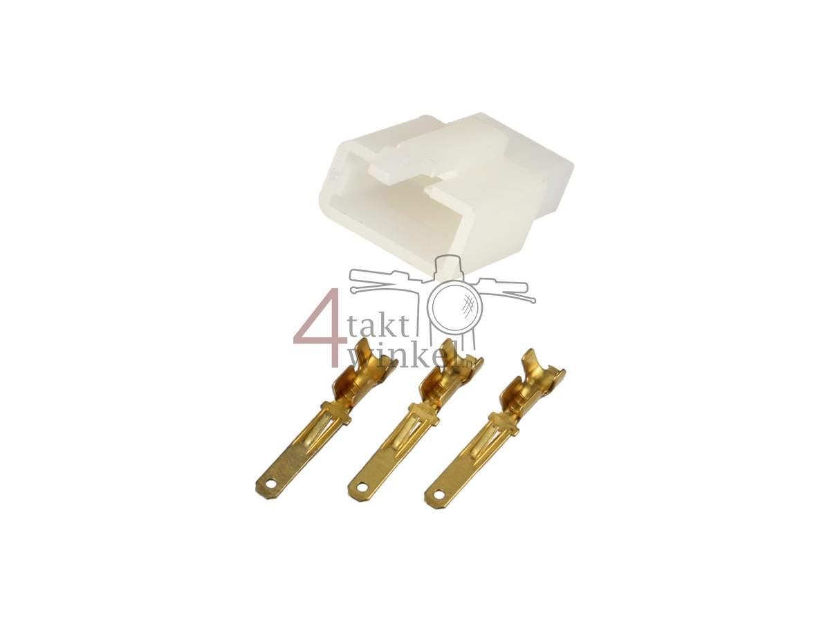 Anschluss japanisch, Stecker 3-poliger m&auml;nnlich