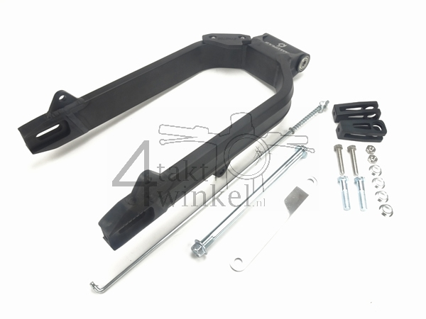 Schwinge Dax Aluminium, Typ 3, L&auml;nge: +10cm, schwarz