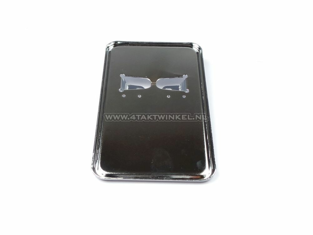 Nummernschildhalter Chrom Portr&auml;t