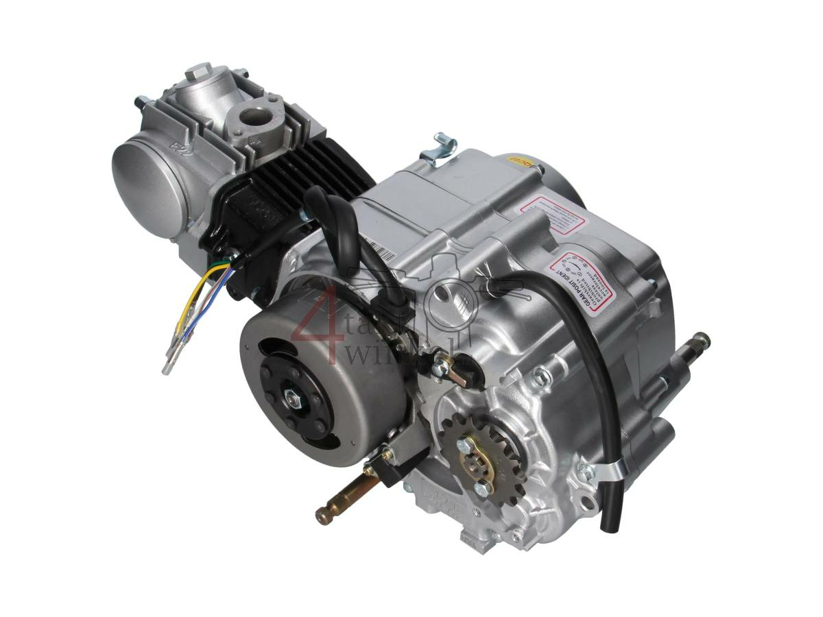 Motor, 50 ccm, halbautomatisch, Lifan, 4-Gang, Silber