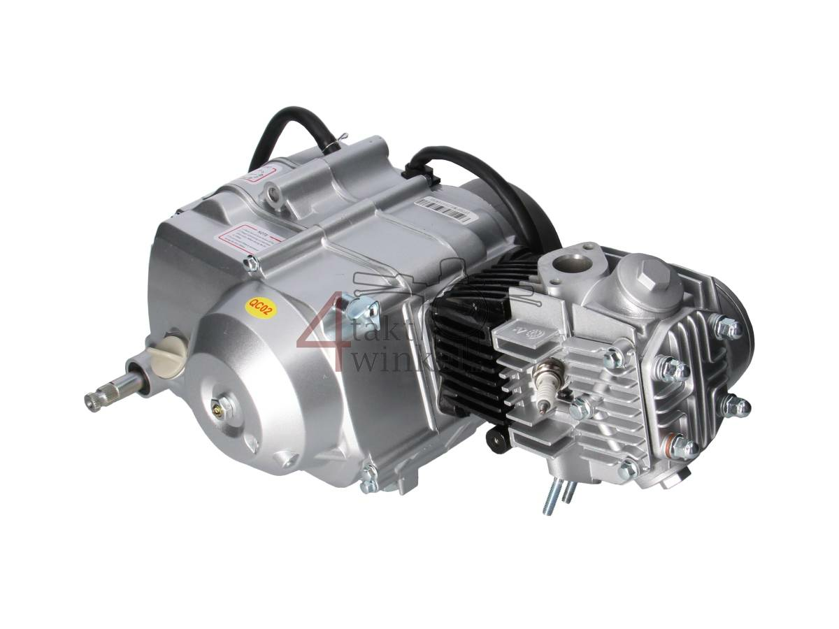 Motor, 50 ccm, halbautomatisch, Lifan, 4-Gang, Silber