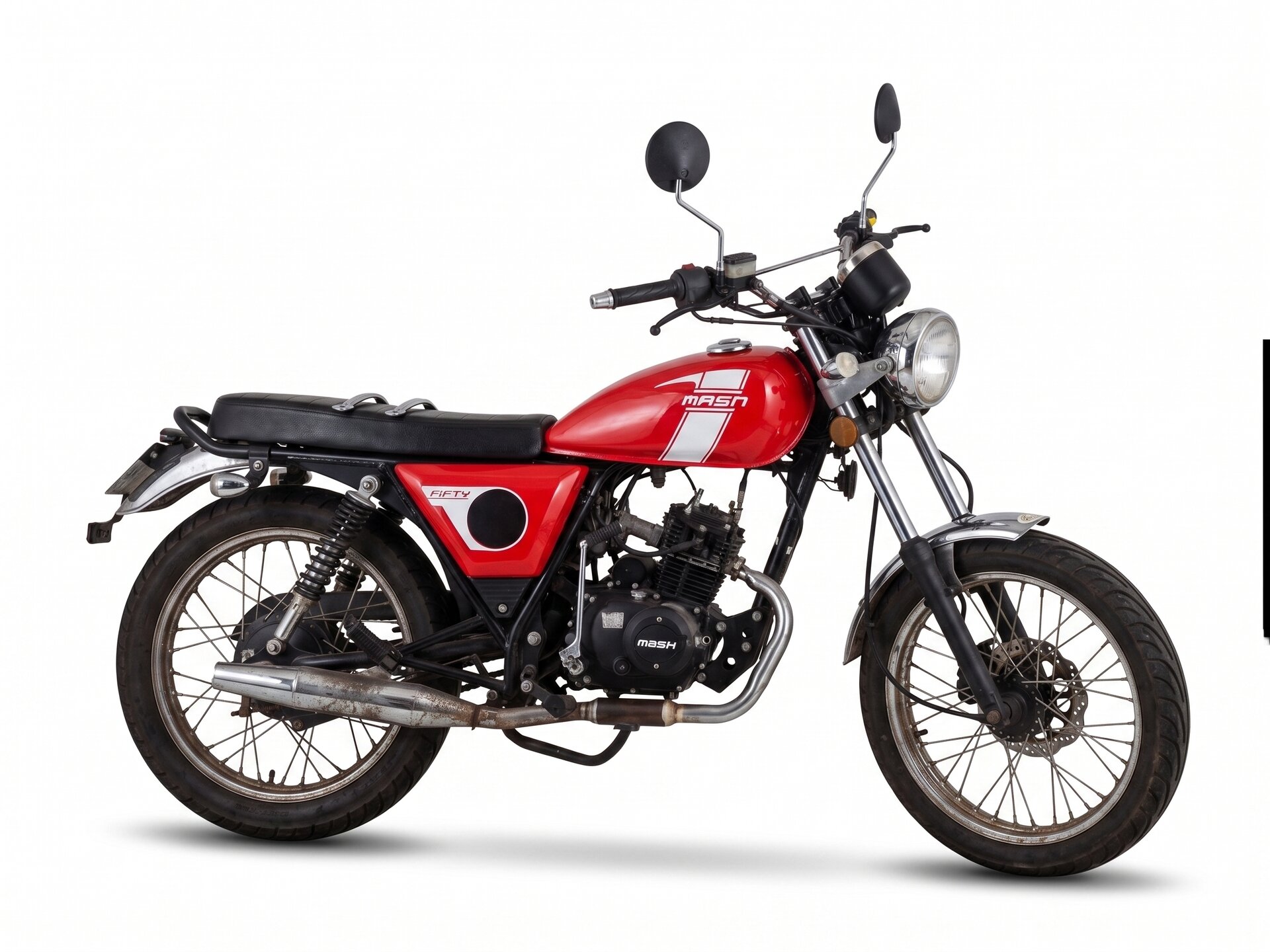 Mash Fifty, 50cc, Rot Euro 4, Projekt-Moped / Bastlermoped