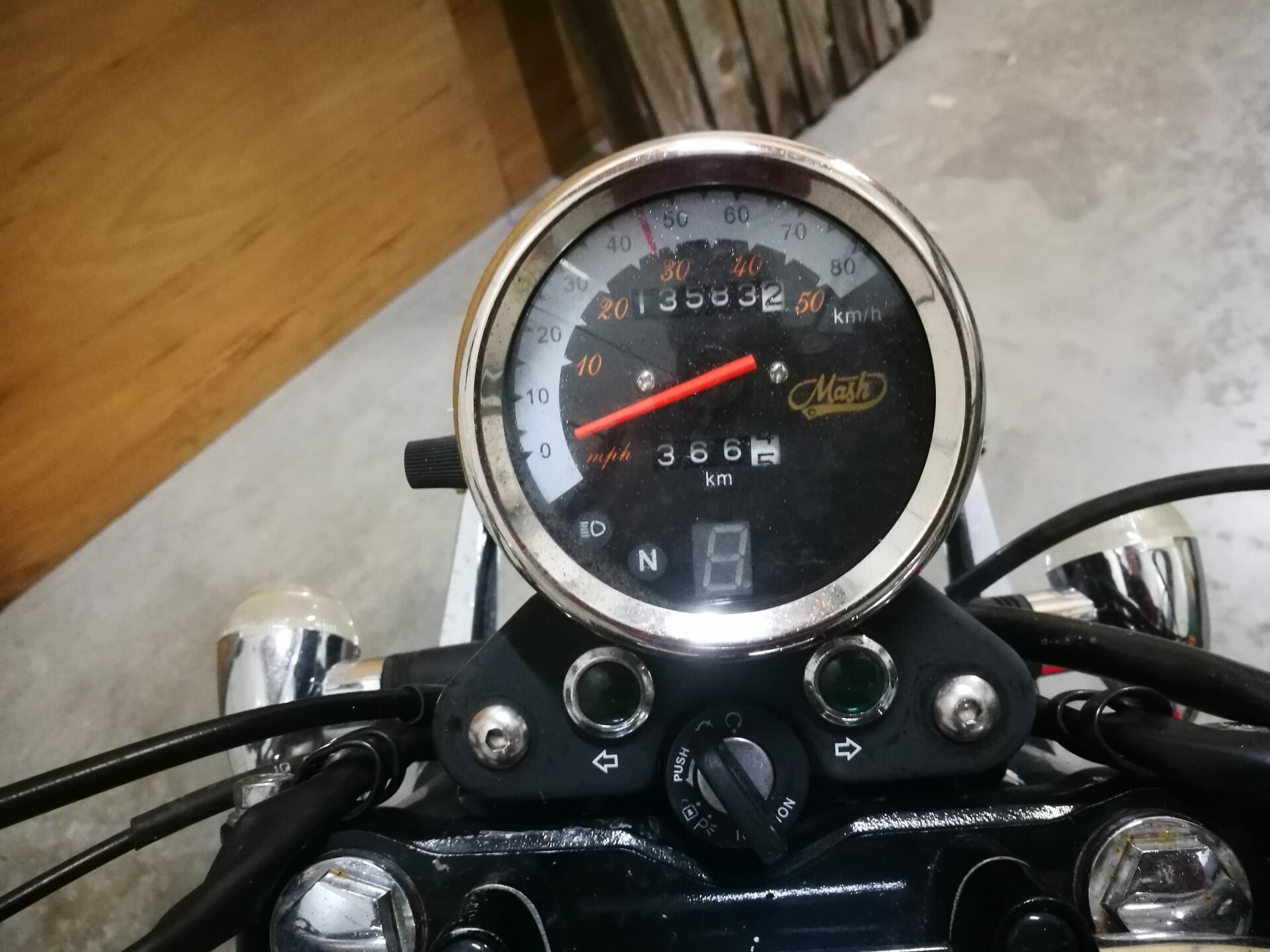 Mash Fifty, 50cc, Rot Euro 4, Projekt-Moped / Bastlermoped