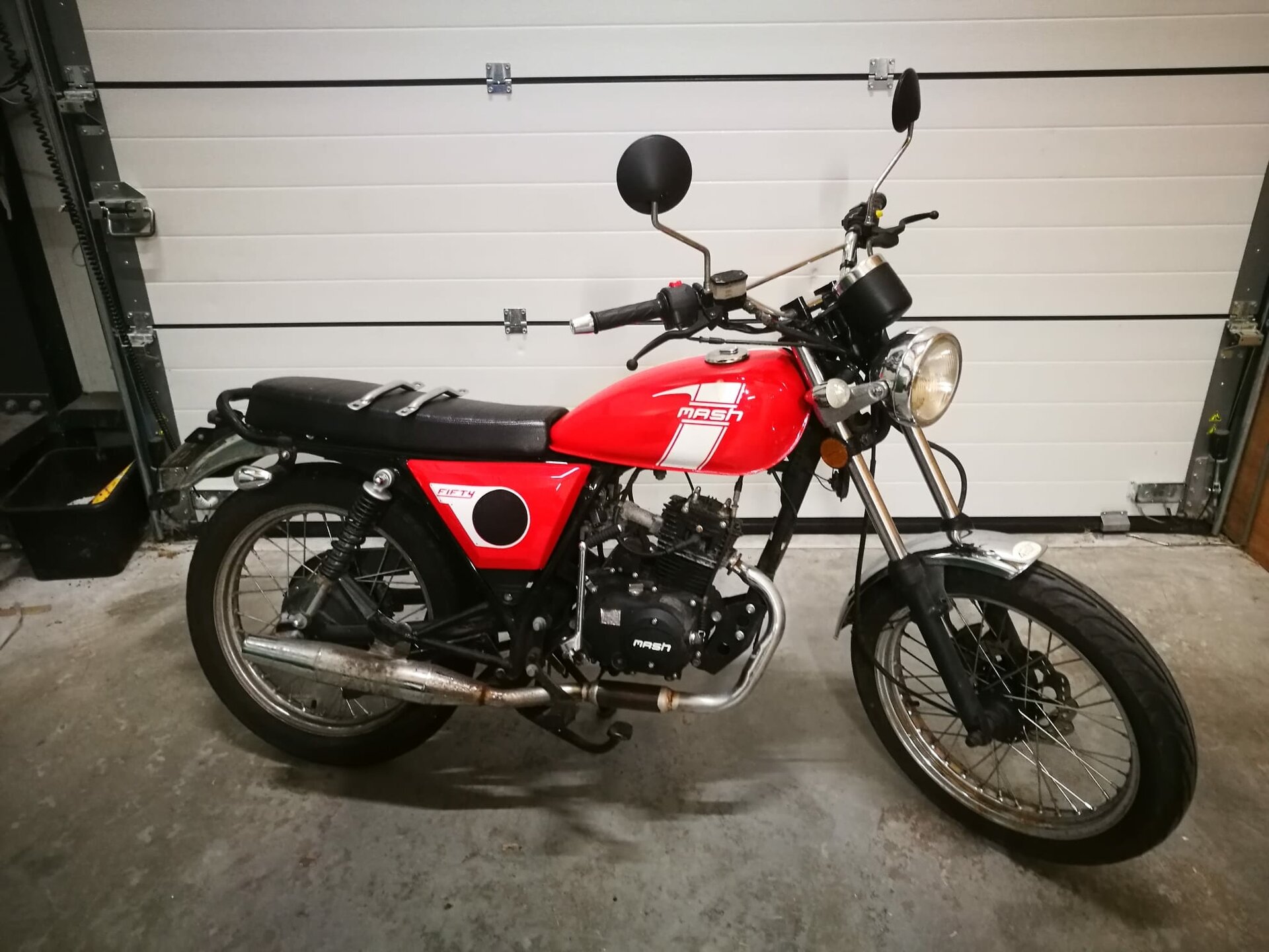 Mash Fifty, 50cc, Rot Euro 4, Projekt-Moped / Bastlermoped
