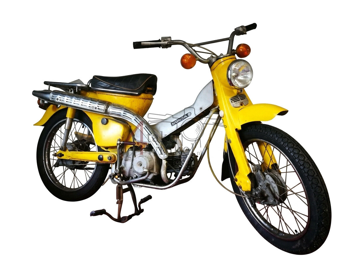 Honda CT50, Hunter Cub, gelb, 13504km
