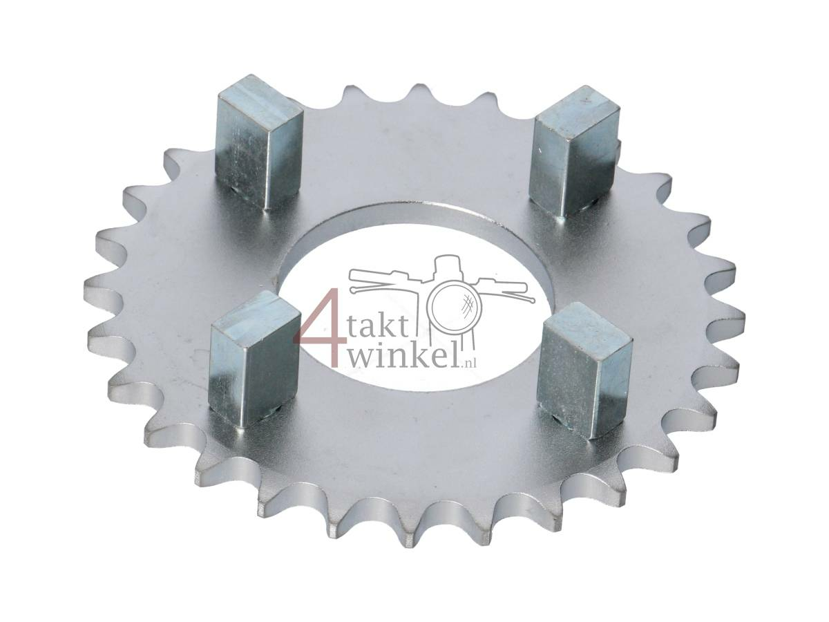 Kettenrad hinten 28, passt auf SS50, CB50, CY50, Dax, Silber