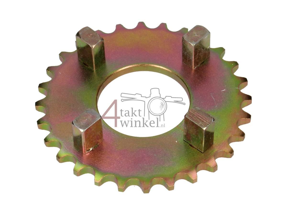 Kettenrad hinten 28, passt auf SS50, CB50, CY50, Dax, Gold