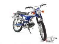 VERKAUFT ! Honda CL50, Scrambler, Blue, 8163km, with papers